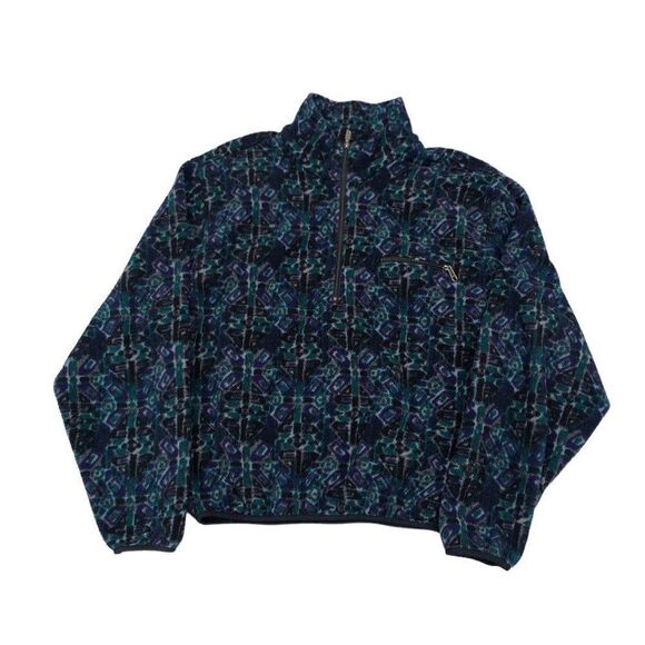 Vintage Y2K The North Face Fleece Pattern Jacket Large - Picture 8 of 16